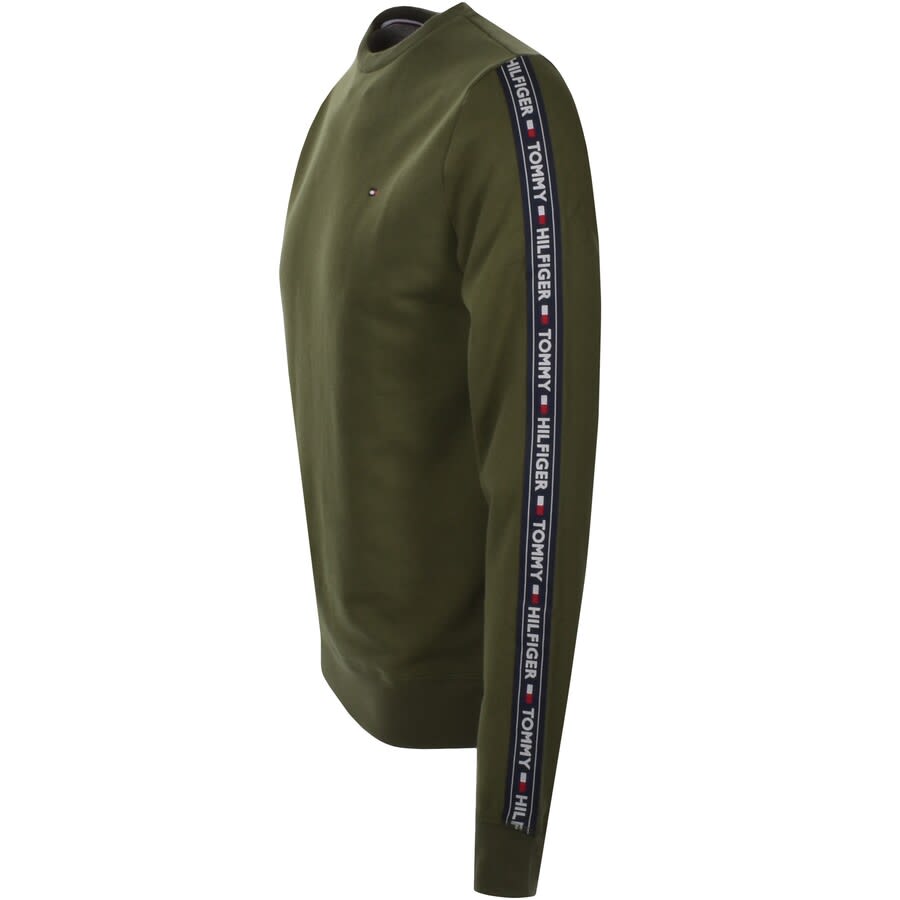 Alternative Image for ProductTommy Hilfiger Lounge Taped Sweatshirt Green3