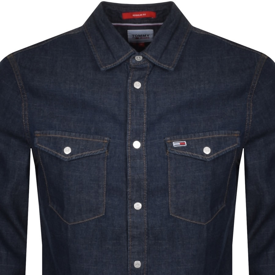 Alternative Image for ProductTommy Jeans Western Denim Shirt Blue2
