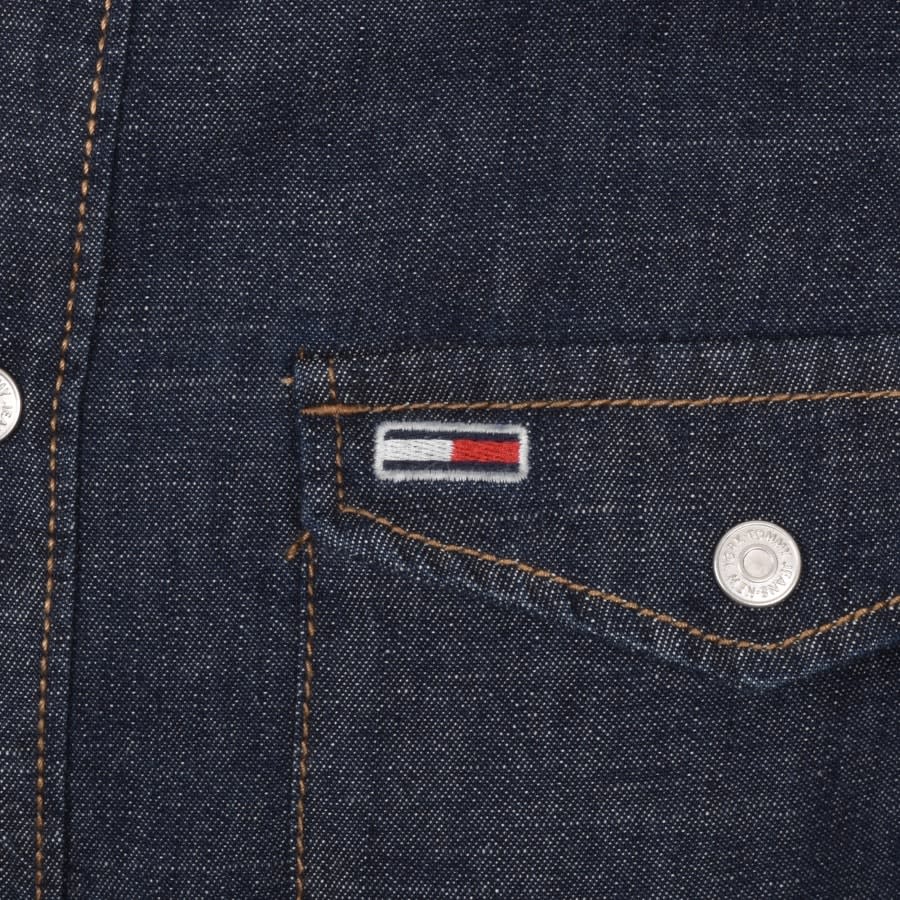 Alternative Image for ProductTommy Jeans Western Denim Shirt Blue3
