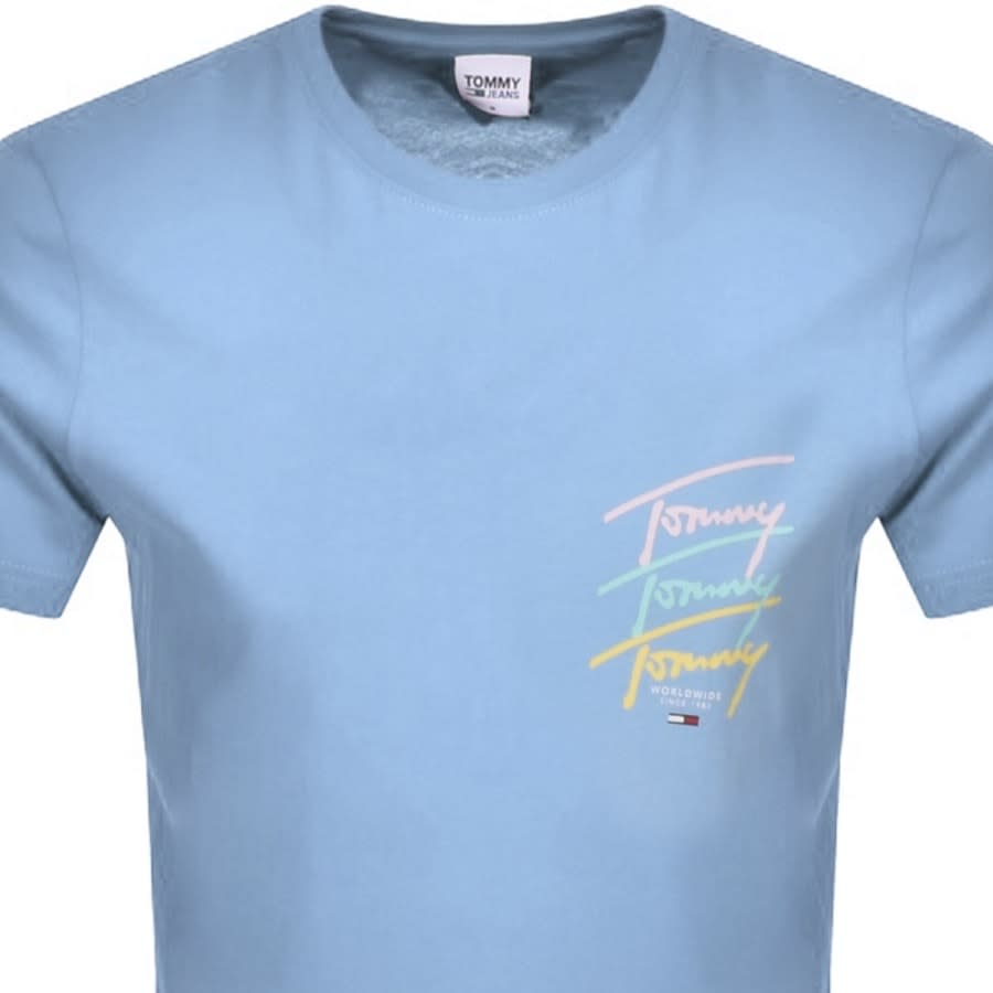 Alternative Image for ProductTommy Jeans Repeat Logo T Shirt Blue2