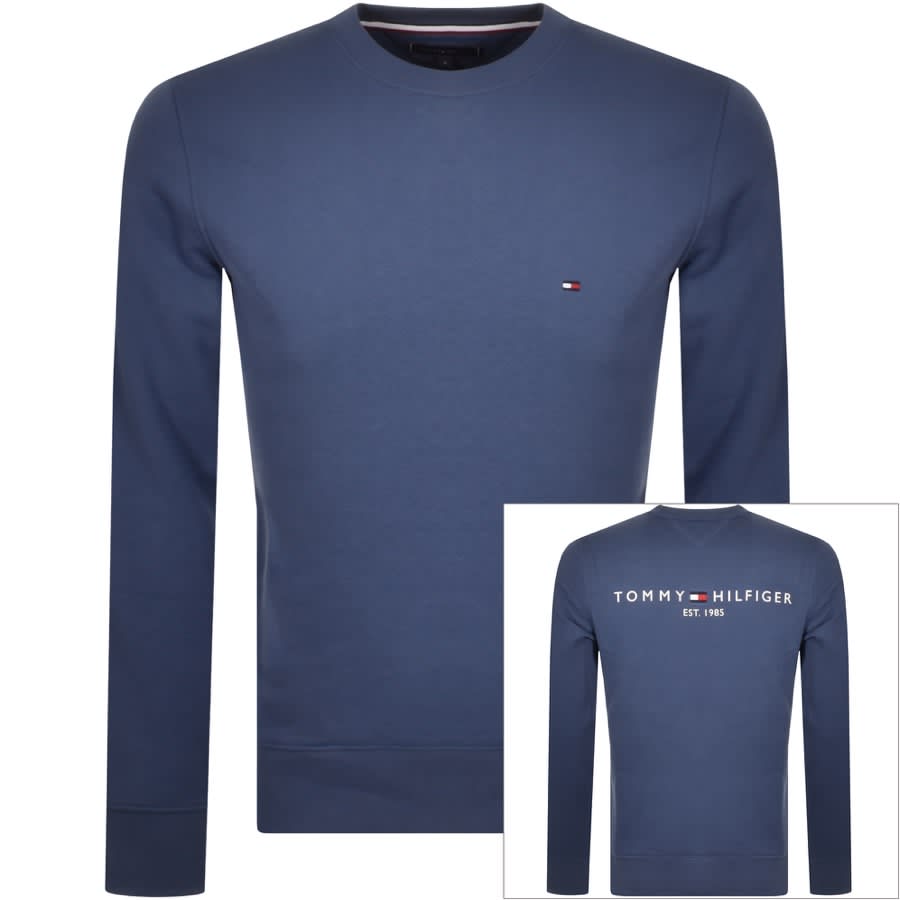 Alternative Image for ProductTommy Hilfiger Crew Neck Sweatshirt Blue1