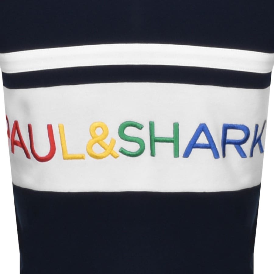 Alternative Image for ProductPaul And Shark Logo Crew Neck Sweatshirt Navy3