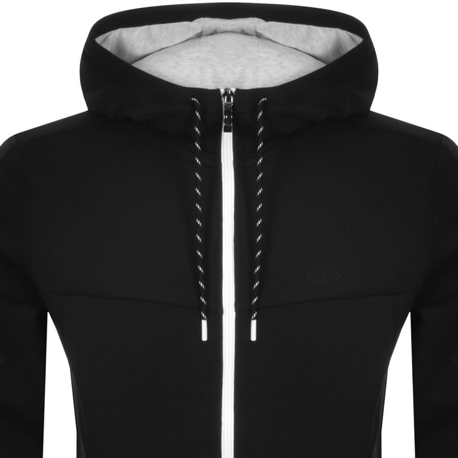Alternative Image for ProductBOSS Saggy 1 Full Zip Hoodie Black2