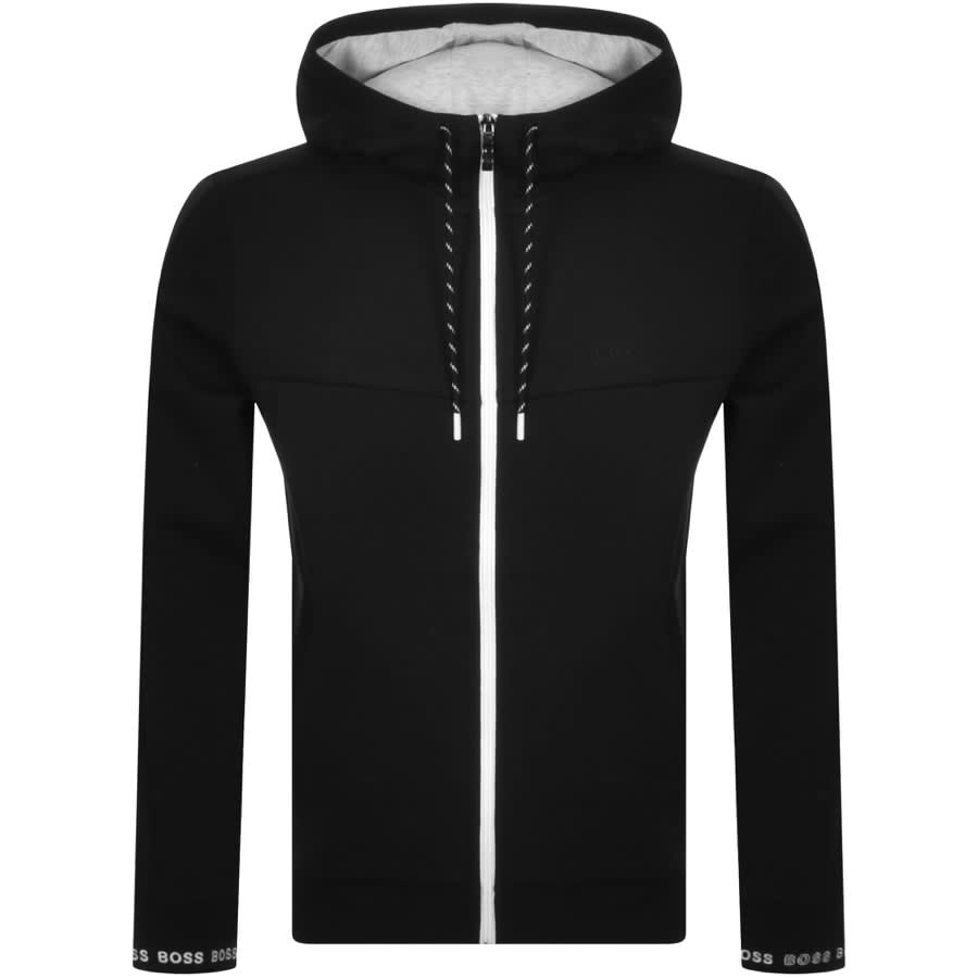 Alternative Image for ProductBOSS Saggy 1 Full Zip Hoodie Black1
