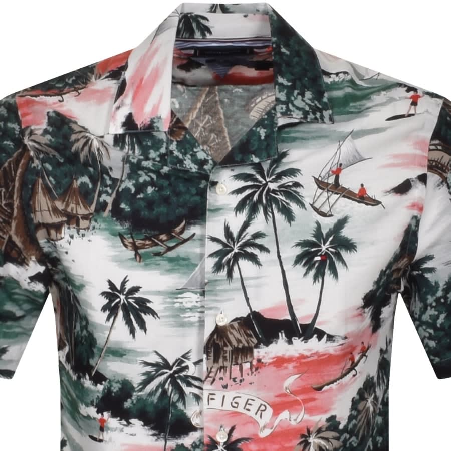 Alternative Image for ProductTommy Hilfiger Short Sleeved Hawaiian Shirt Green2