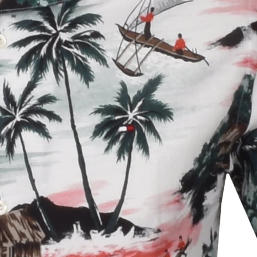 Alternative Image for ProductTommy Hilfiger Short Sleeved Hawaiian Shirt Green3