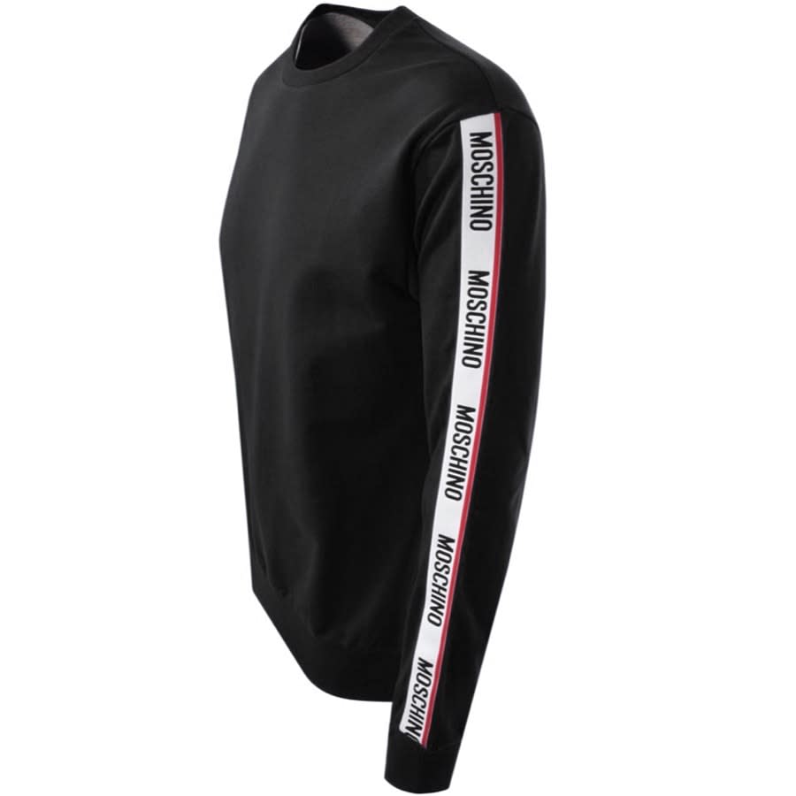 Alternative Image for ProductMoschino Tape Logo Sweatshirt Black3