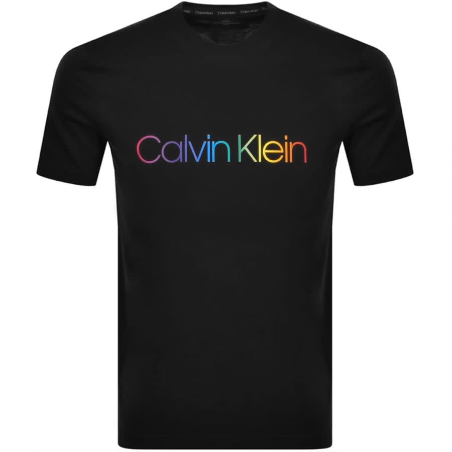 Alternative Image for ProductCalvin Klein Short Sleeved Logo T Shirt Black1