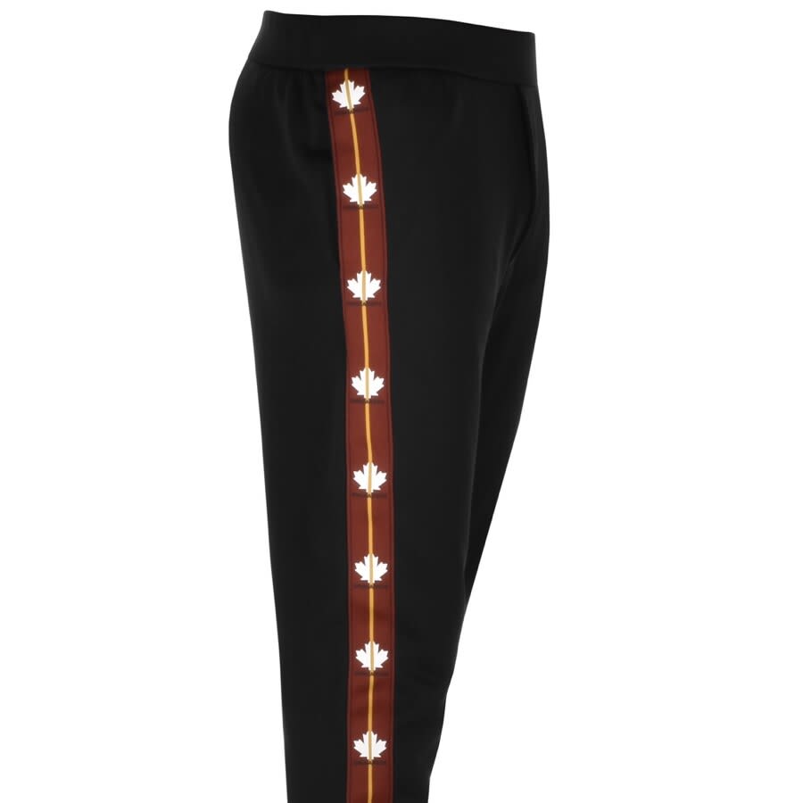 Alternative Image for ProductDSQUARED2 Leaf Taped Joggers Black3
