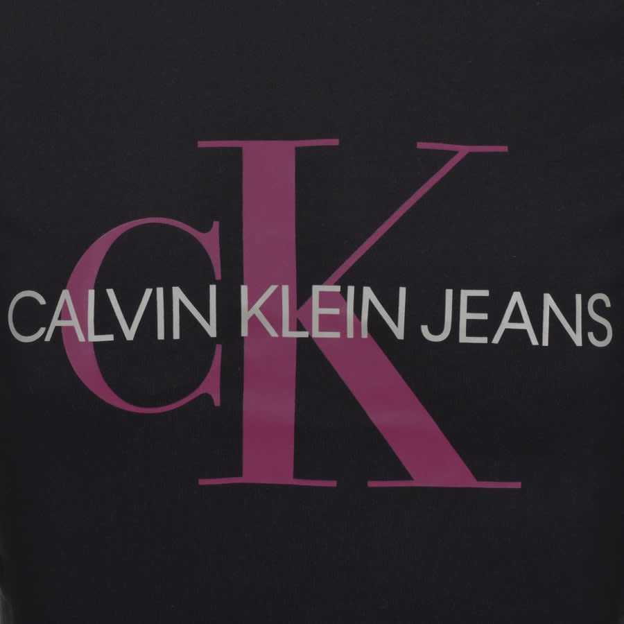 Alternative Image for ProductCalvin Klein Jeans Monogram Logo T Shirt Black3