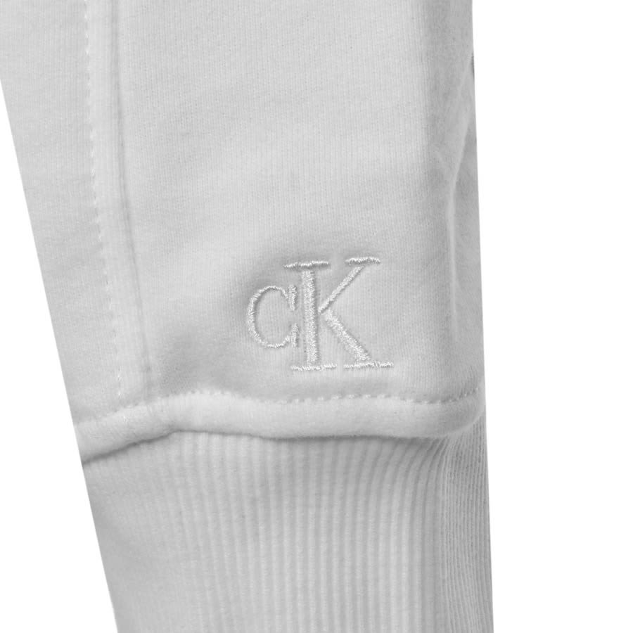 Alternative Image for ProductCalvin Klein Jeans Micro Logo Sweatshirt White3