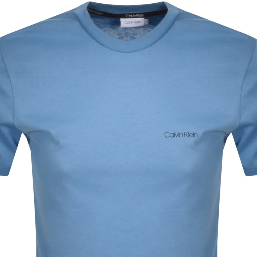 Alternative Image for ProductCalvin Klein Small Logo T Shirt Blue2
