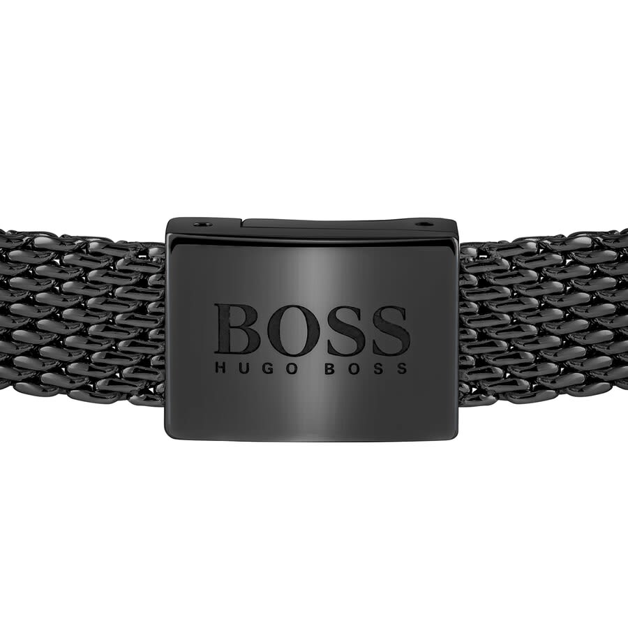 Alternative Image for ProductBOSS Mesh Link Essentials Bracelet Black2