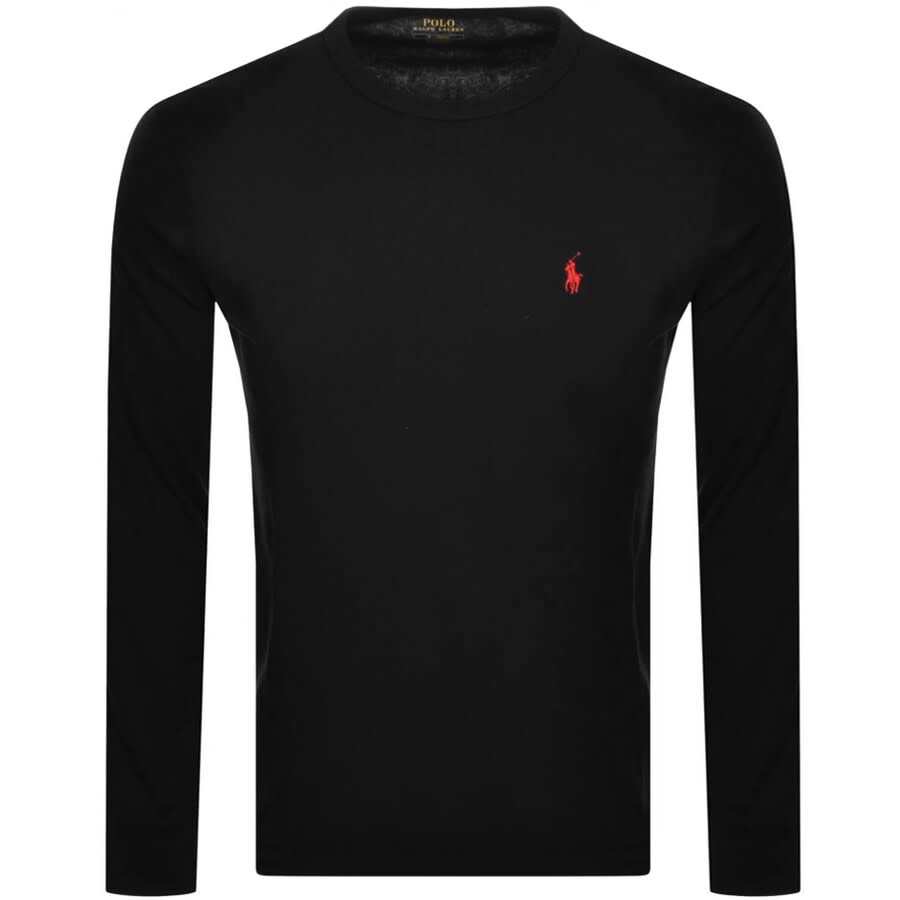 Alternative Image for ProductRalph Lauren Long Sleeved T Shirt Black1