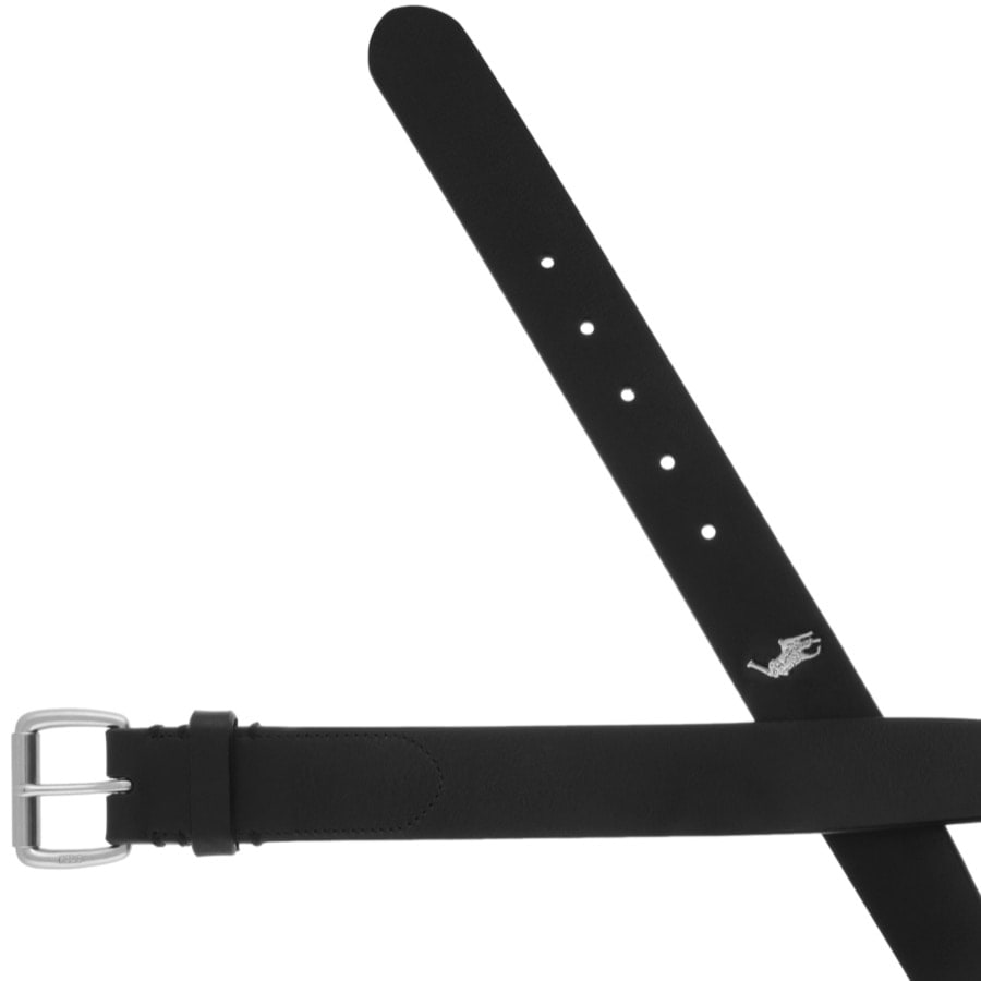 Alternative Image for ProductRalph Lauren Tmbled Leather Belt Black2
