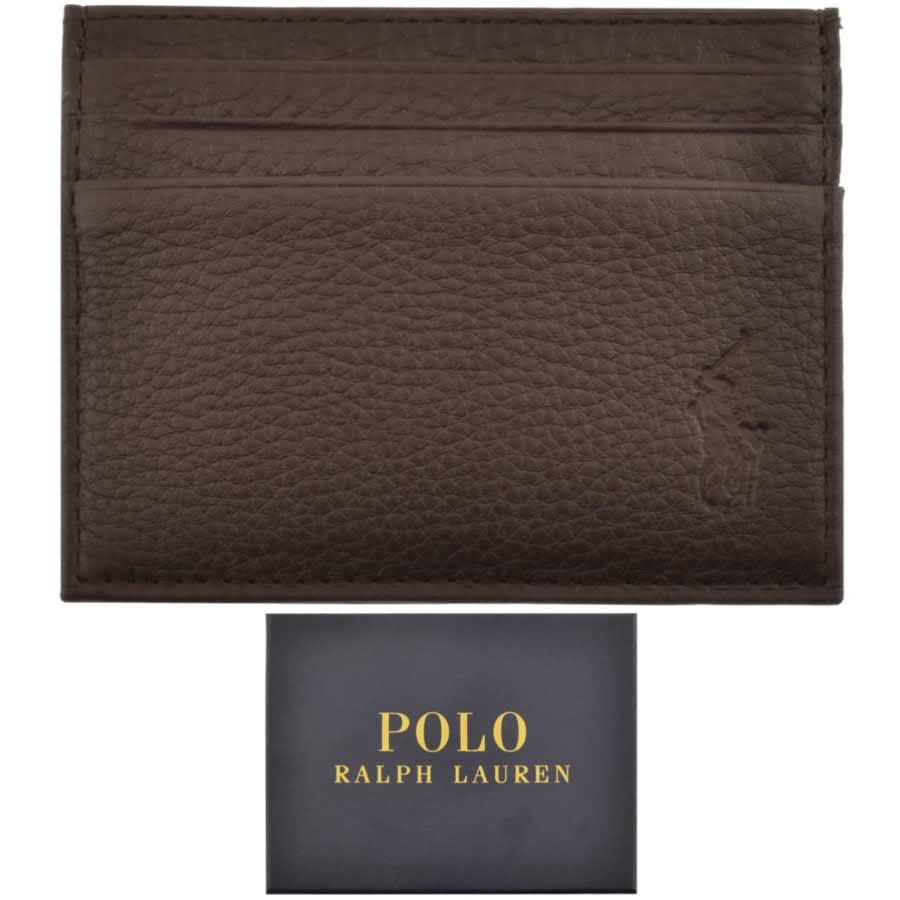Alternative Image for ProductRalph Lauren Leather Card Holder Brown1