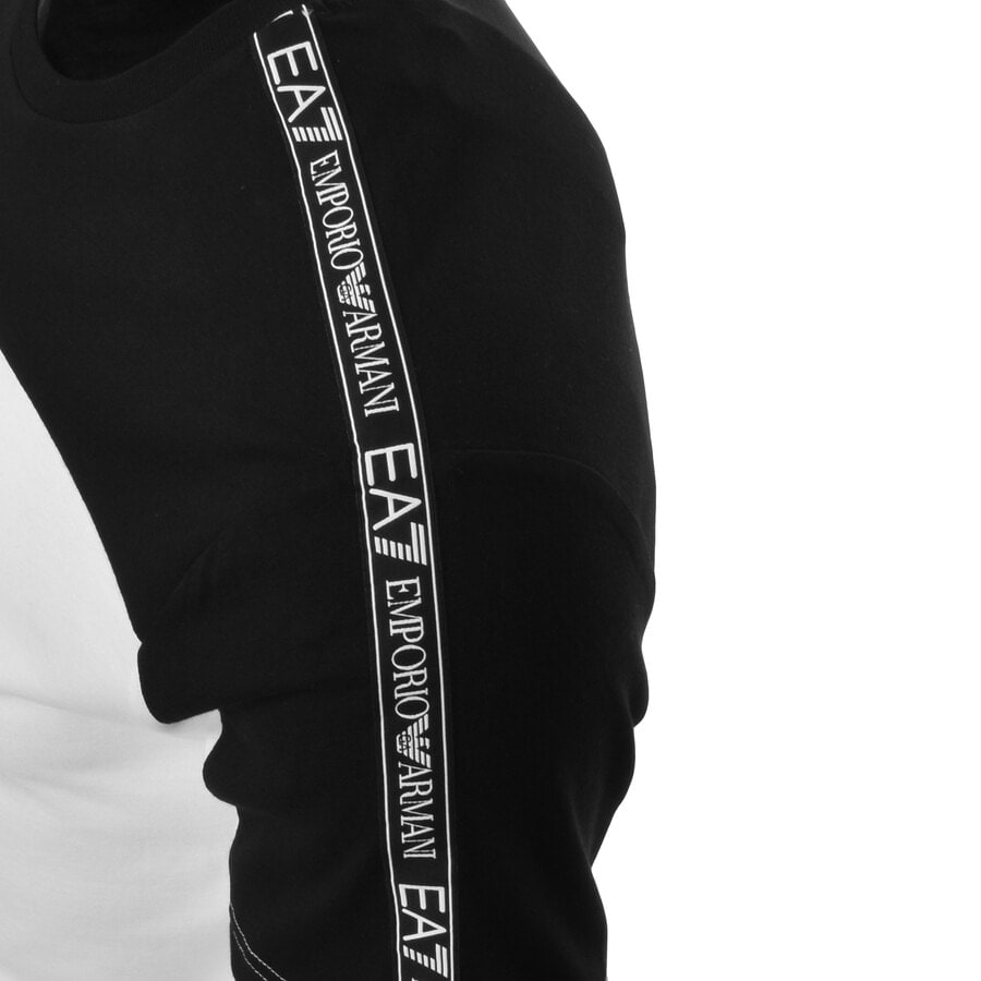 Alternative Image for ProductEA7 Emporio Armani Taped Logo T Shirt White3