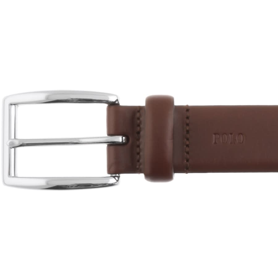Alternative Image for ProductRalph Lauren Harness Leather Belt Brown3