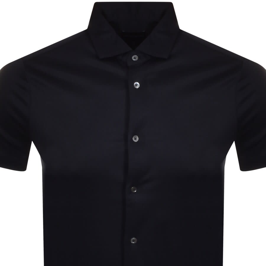 Alternative Image for ProductEmporio Armani Short Sleeved Shirt Navy2