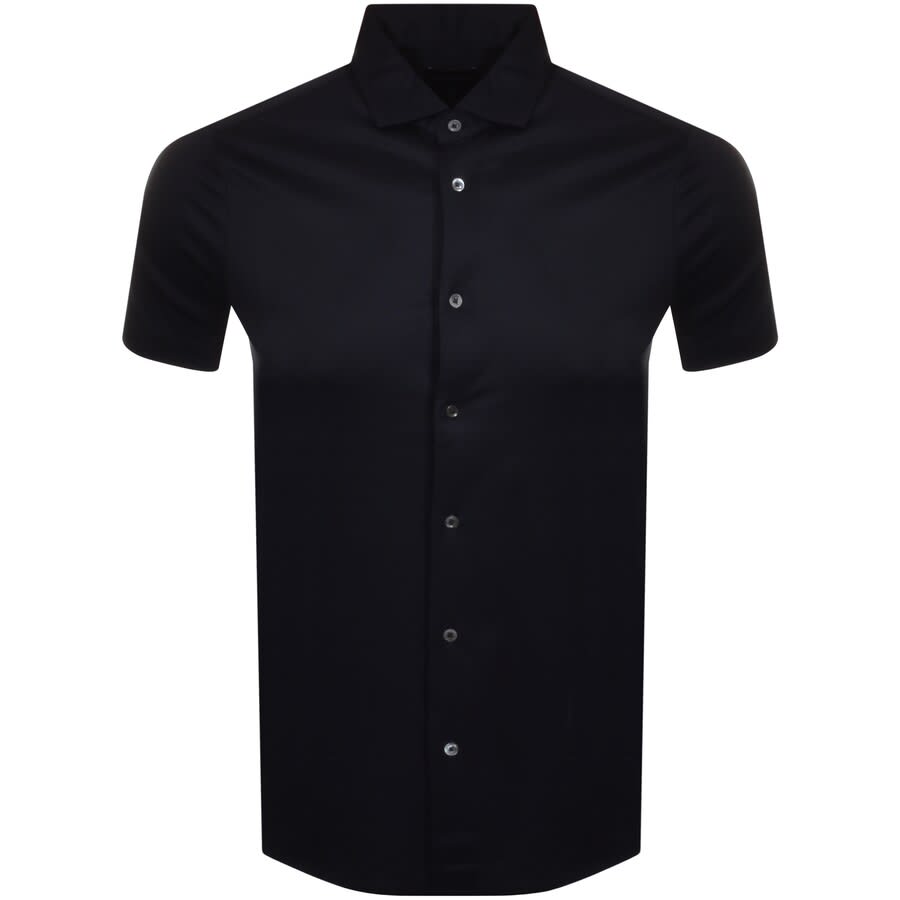 Alternative Image for ProductEmporio Armani Short Sleeved Shirt Navy1