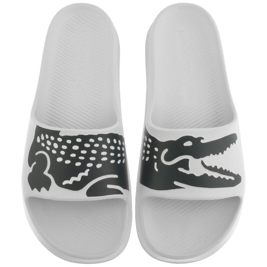 Alternative Image for ProductLacoste Croco 2 Sliders White1