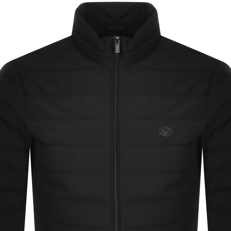 Alternative Image for ProductEmporio Armani Quilted Down Jacket Black2