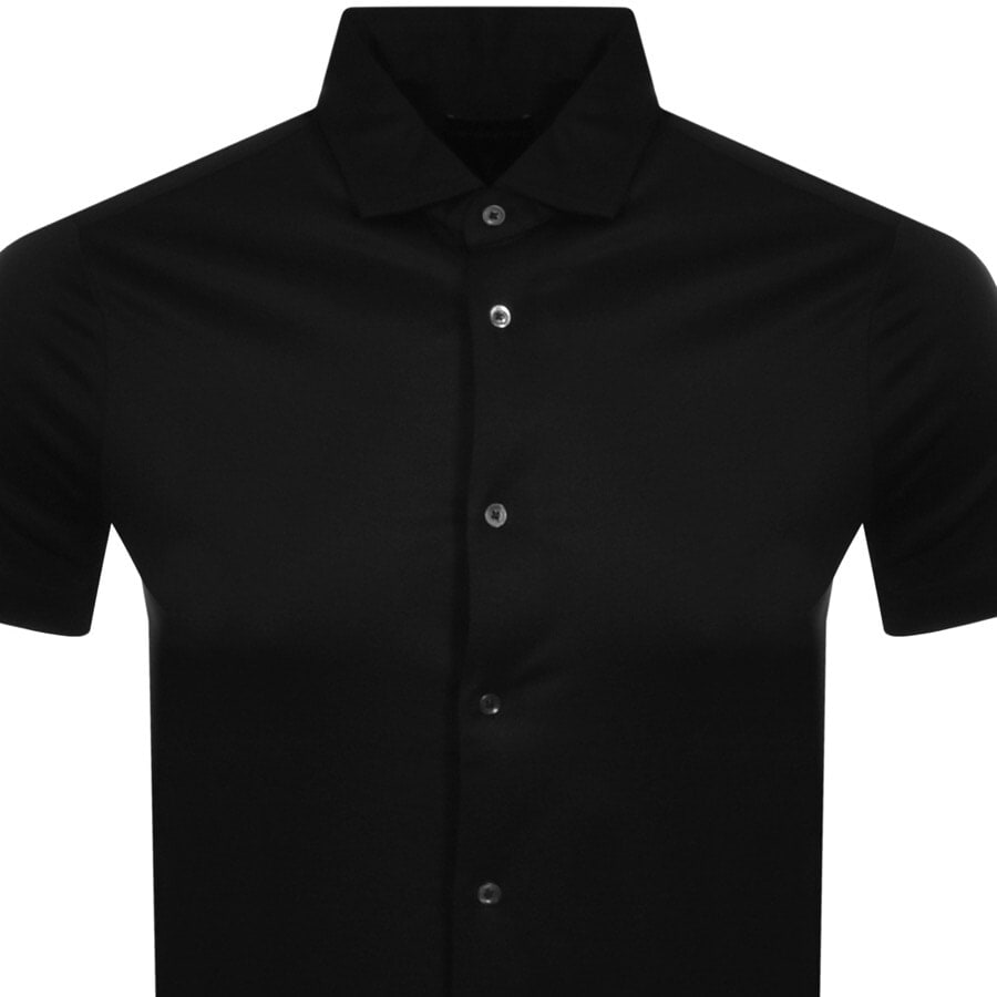 Alternative Image for ProductEmporio Armani Short Sleeved Shirt Black2