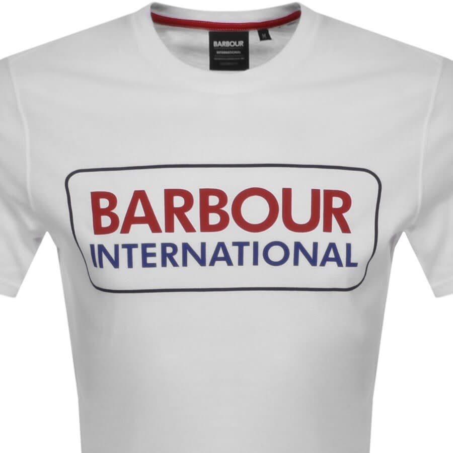 Alternative Image for ProductBarbour International Event Logo T Shirt White2
