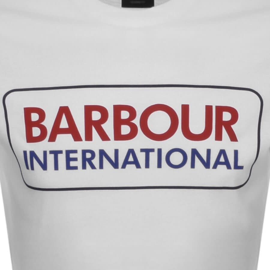Alternative Image for ProductBarbour International Event Logo T Shirt White3