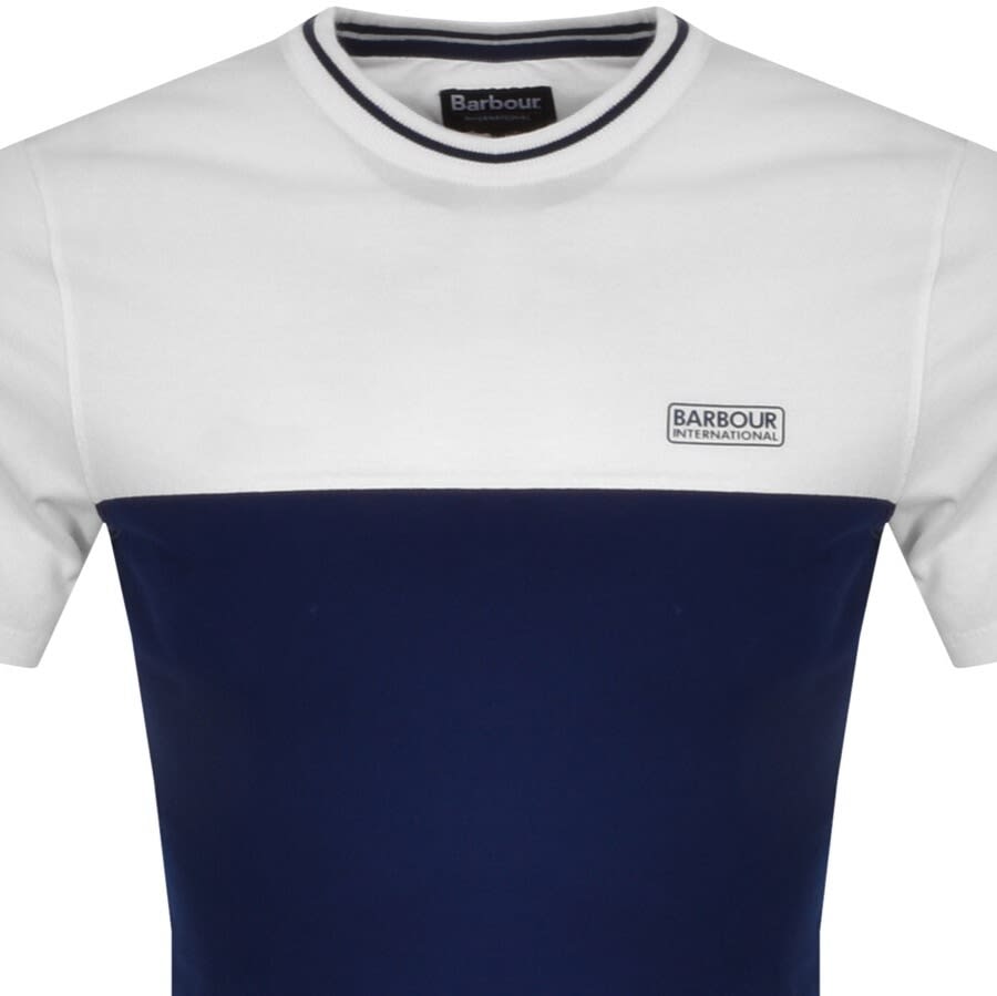 Alternative Image for ProductBarbour International Blocker Logo T Shirt Blue2
