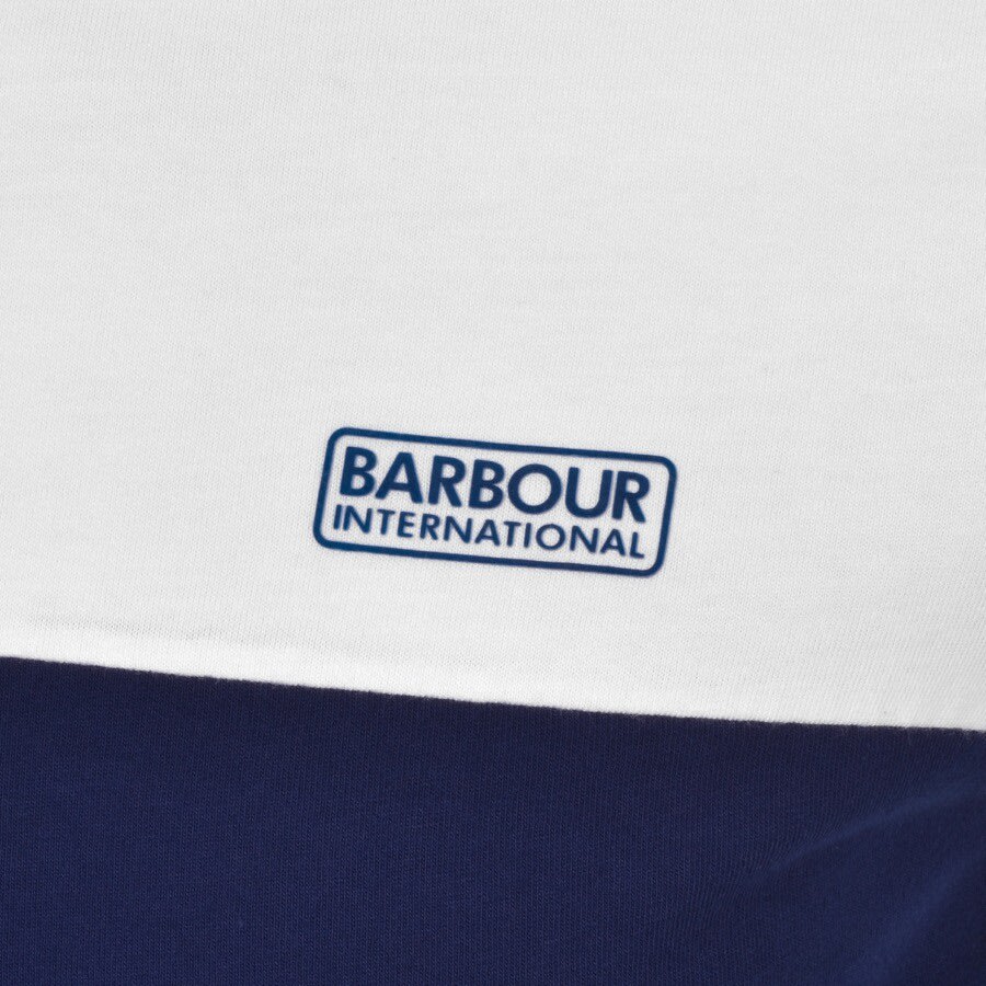 Alternative Image for ProductBarbour International Blocker Logo T Shirt Blue3