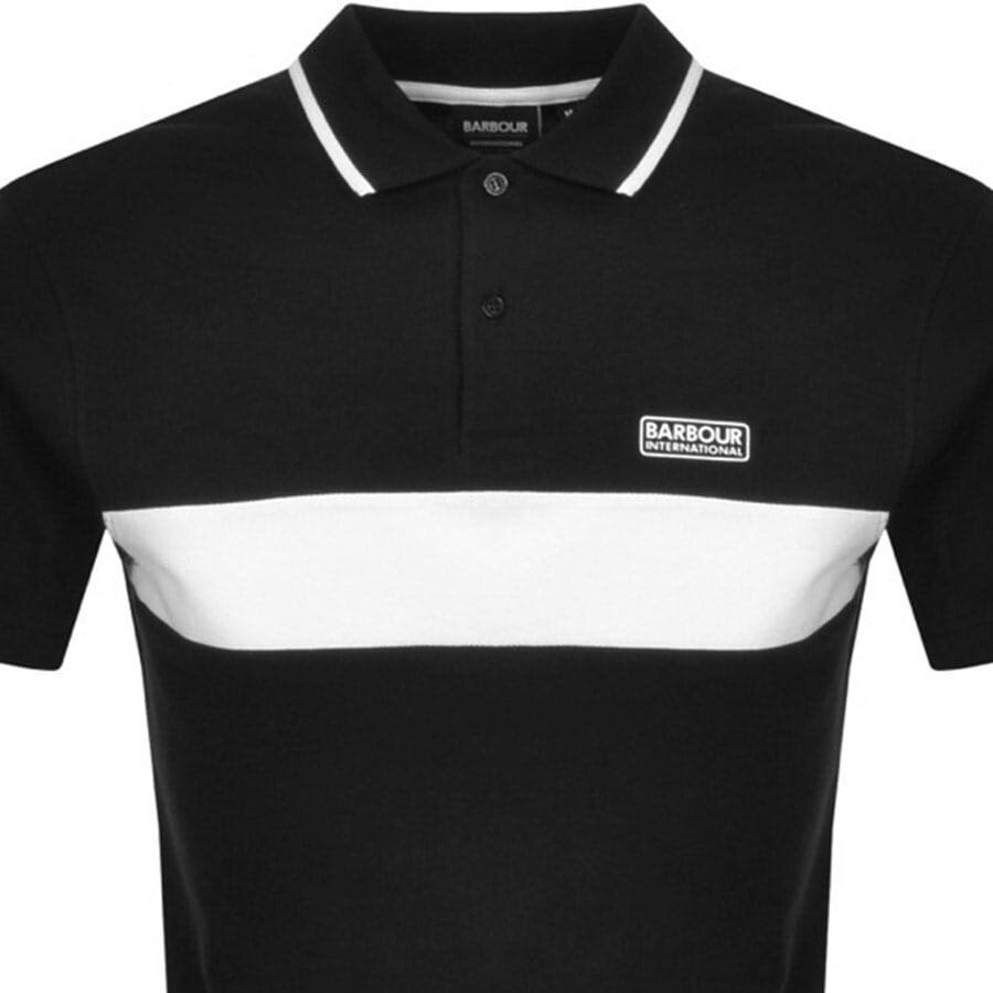 Alternative Image for ProductBarbour International Block Polo T Shirt Black2