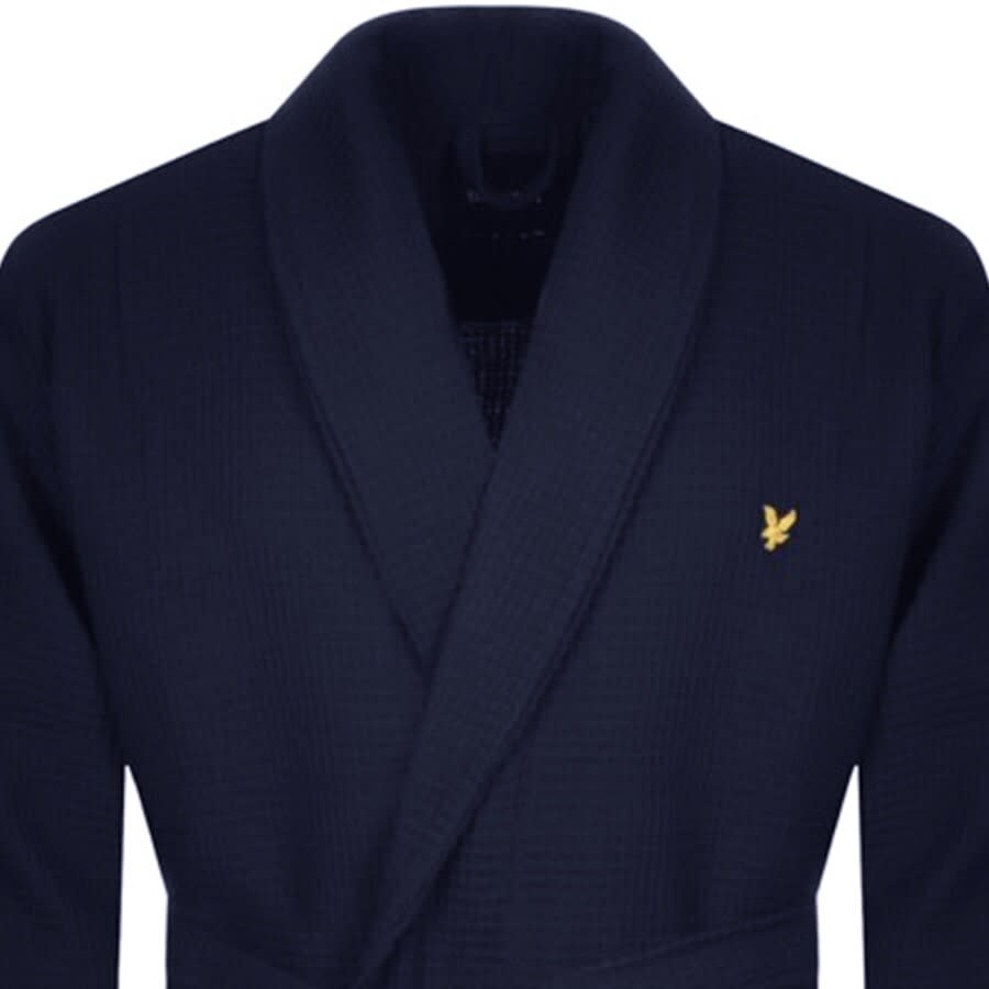 Alternative Image for ProductLyle And Scott Craig Dressing Gown Navy2
