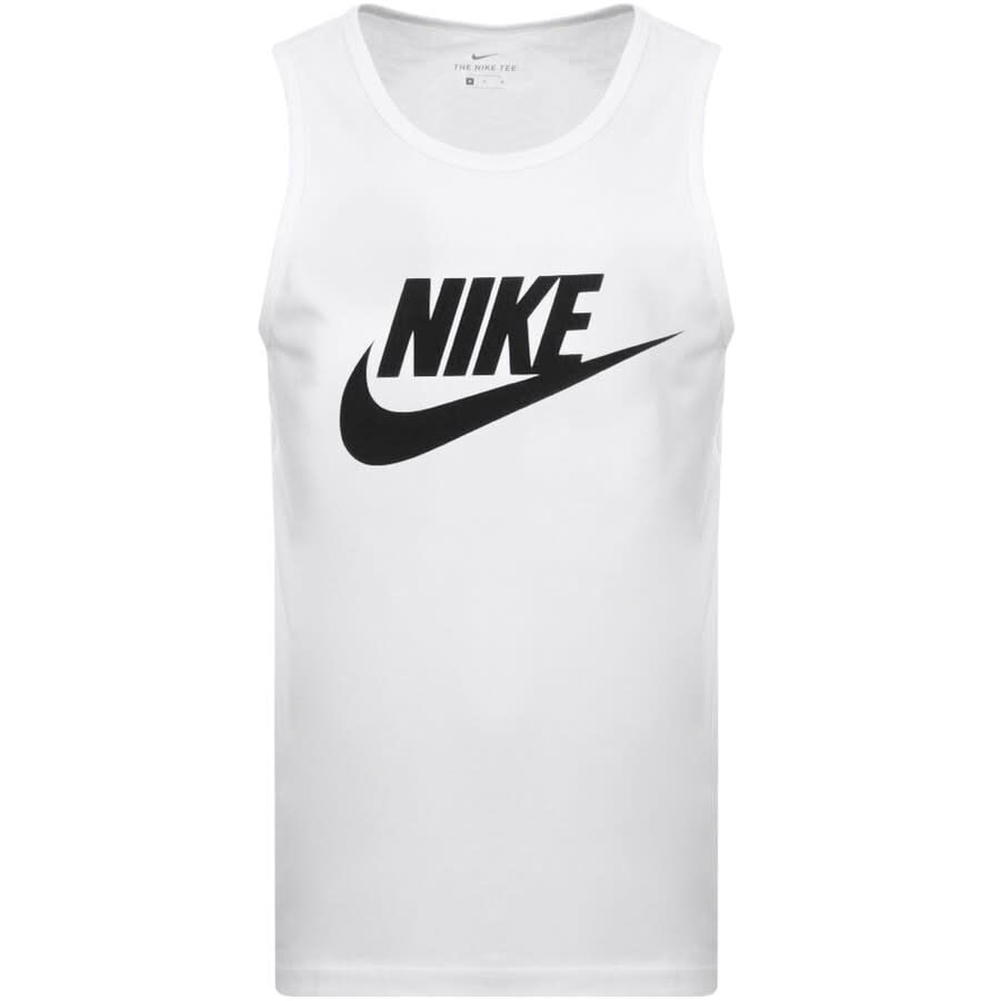 Alternative Image for ProductNike Futura Icon Logo Vest T Shirt White1