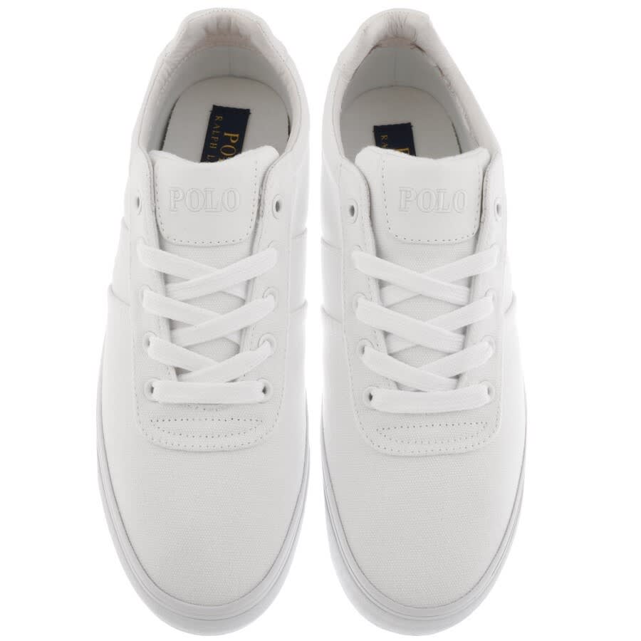 Alternative Image for ProductRalph Lauren Hanford Canvas Trainers White3