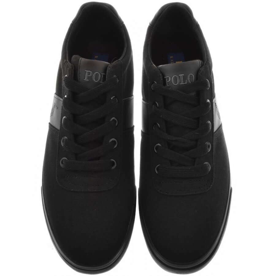 Alternative Image for ProductRalph Lauren Hanford Canvas Trainers Black3