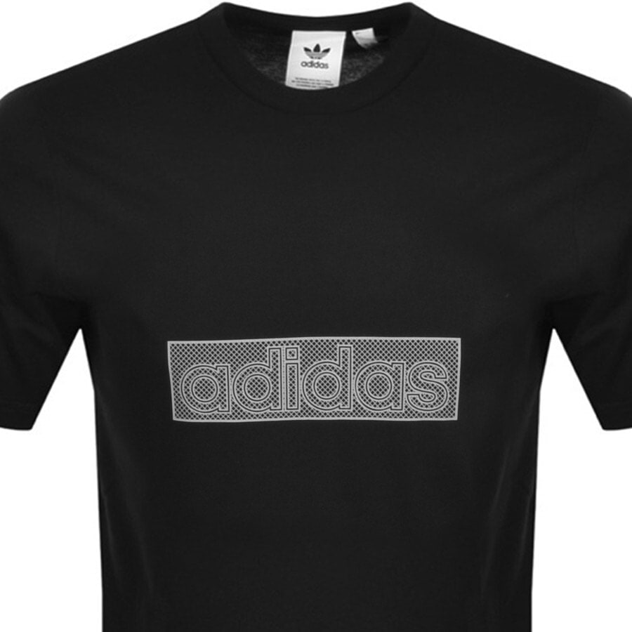 Alternative Image for Productadidas Originals Logo T Shirt Black2