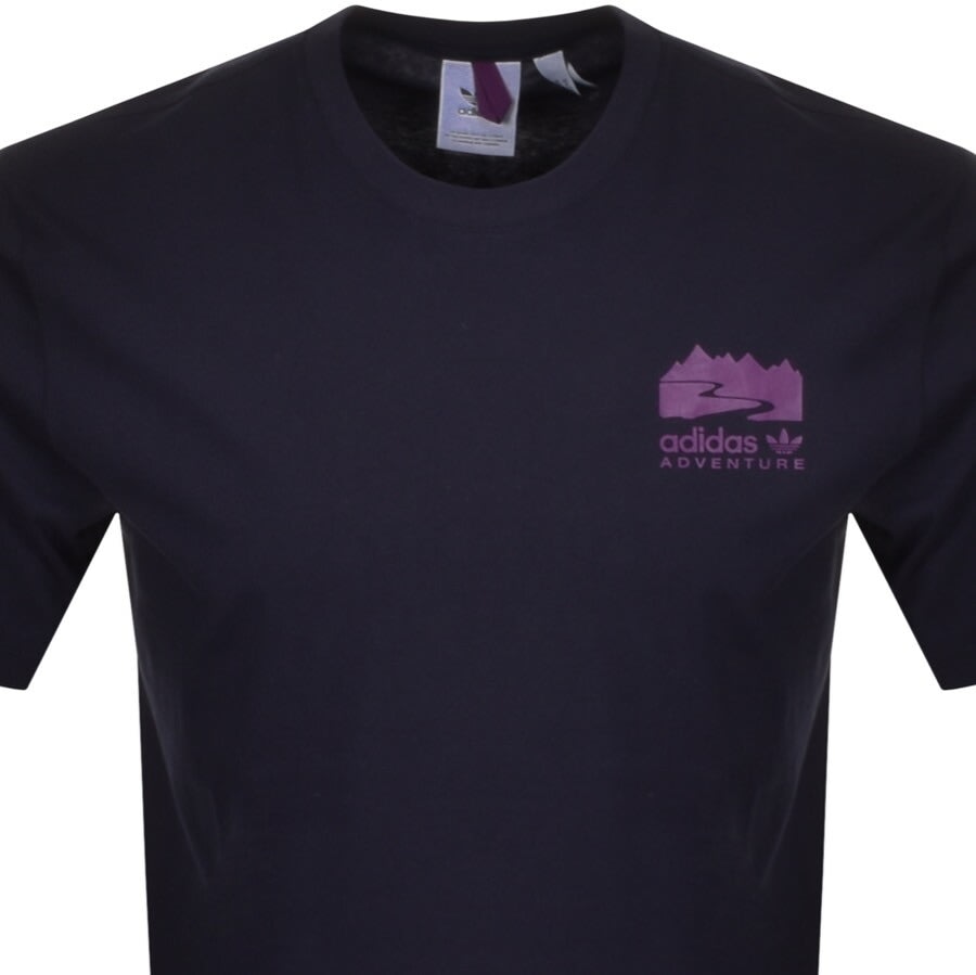 Alternative Image for Productadidas Originals Flmount T Shirt Navy2
