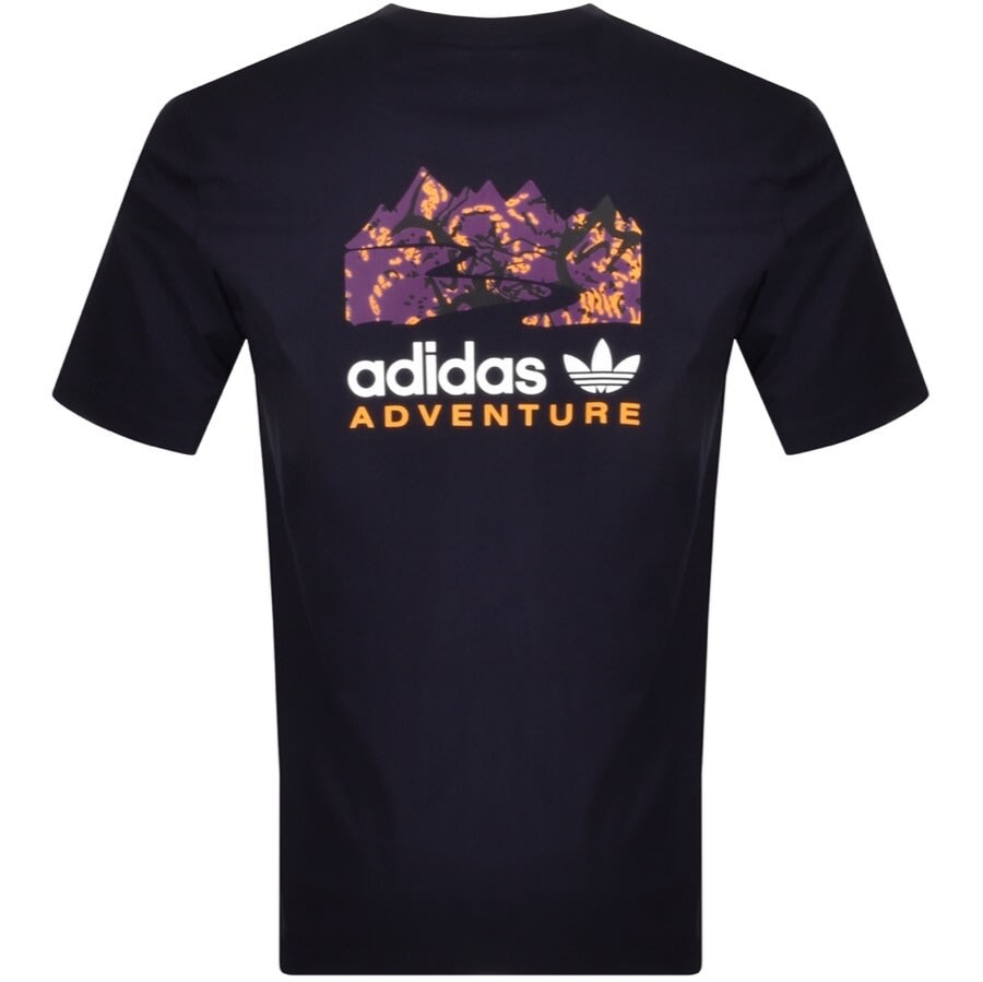Alternative Image for Productadidas Originals Flmount T Shirt Navy3