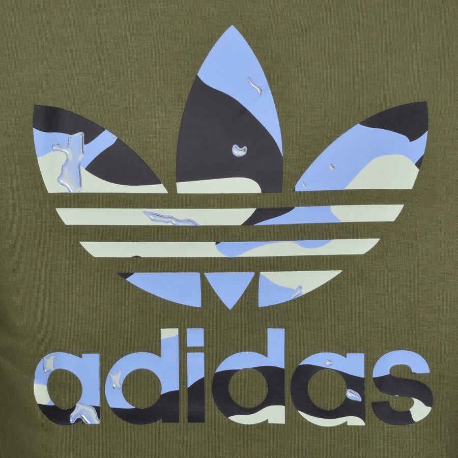 Alternative Image for Productadidas Originals Trefoil Hoodie Green3