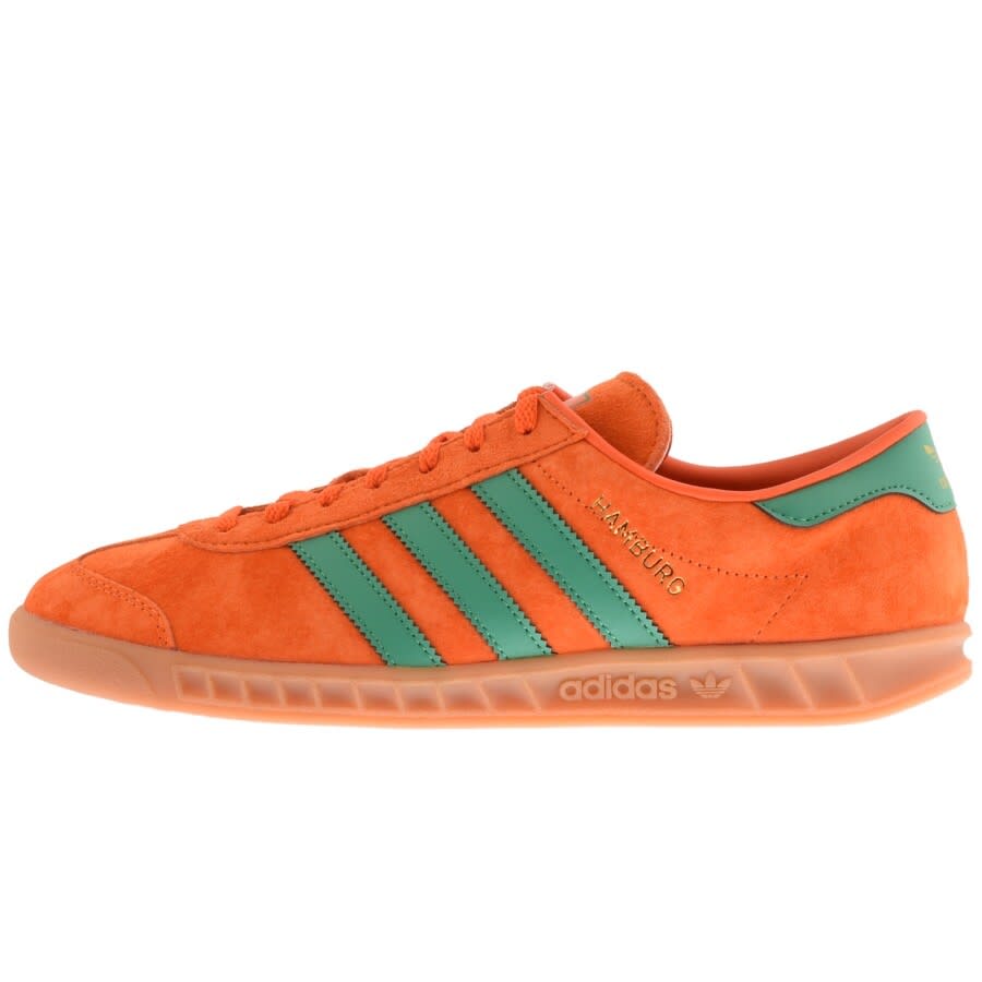 adidas hamburg trainers orange