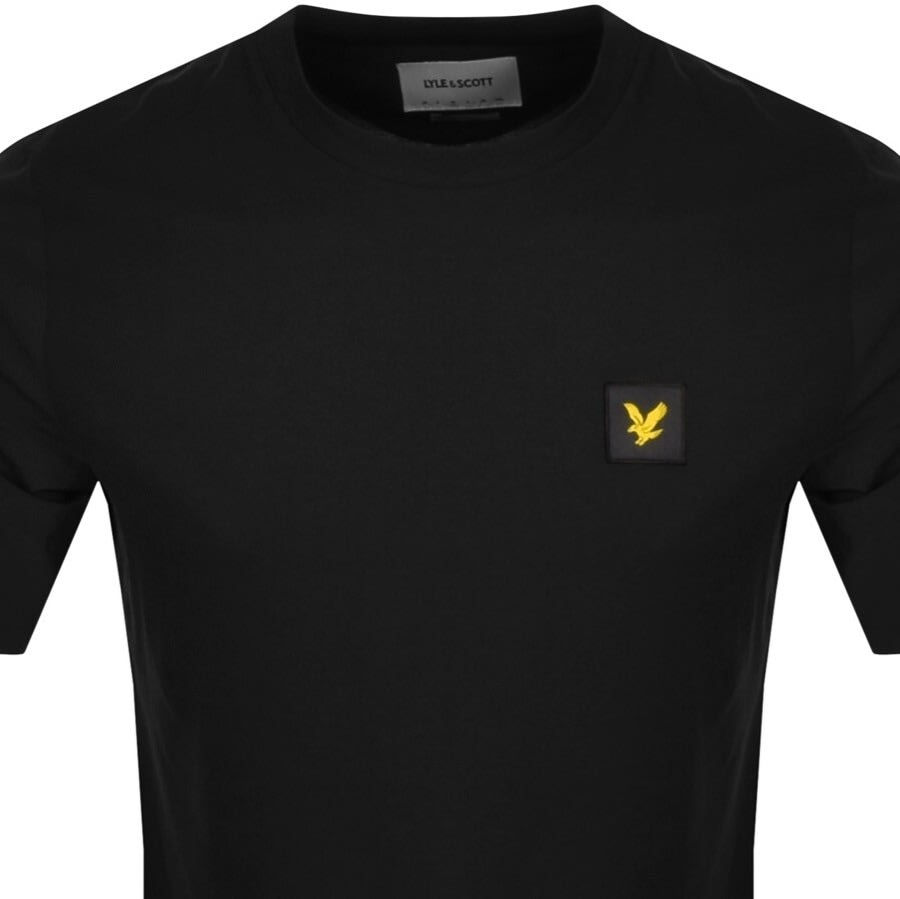 Alternative Image for ProductLyle And Scott Contrast Sleeve T Shirt Black2