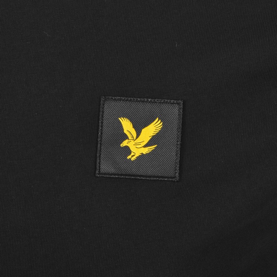 Alternative Image for ProductLyle And Scott Contrast Sleeve T Shirt Black3