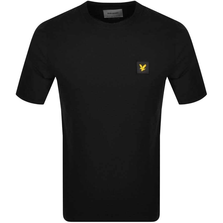 Alternative Image for ProductLyle And Scott Contrast Sleeve T Shirt Black1
