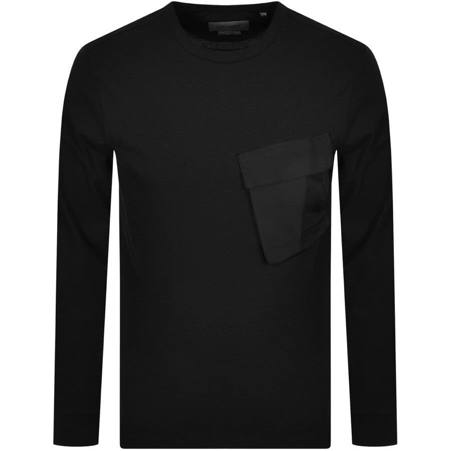 Alternative Image for ProductLyle And Scott Long Sleeved Pocket T Shirt Black1