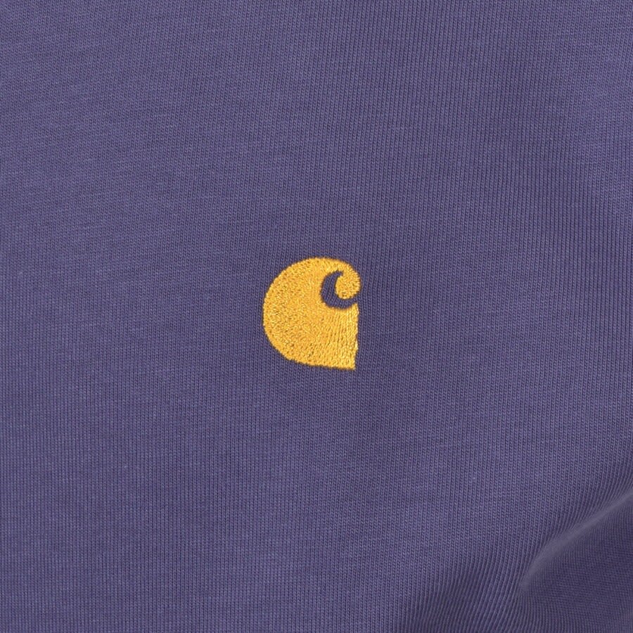 Alternative Image for ProductCarhartt Chase Short Sleeved T Shirt Purple3