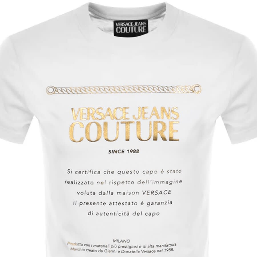 Alternative Image for ProductVersace Jeans Couture Logo T Shirt White2