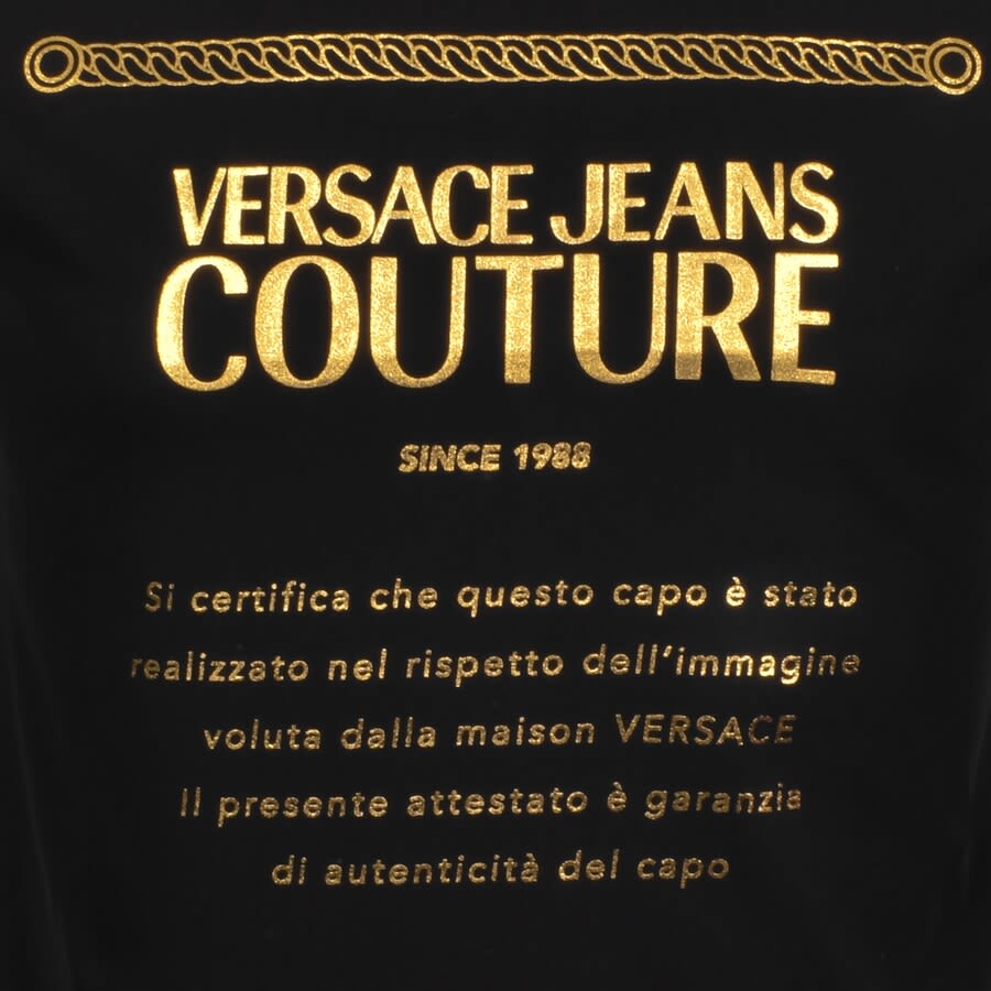 Alternative Image for ProductVersace Jeans Couture Logo T Shirt Black3