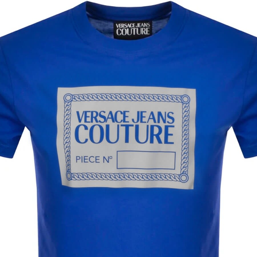 Alternative Image for ProductVersace Jeans Couture Logo T Shirt Blue2