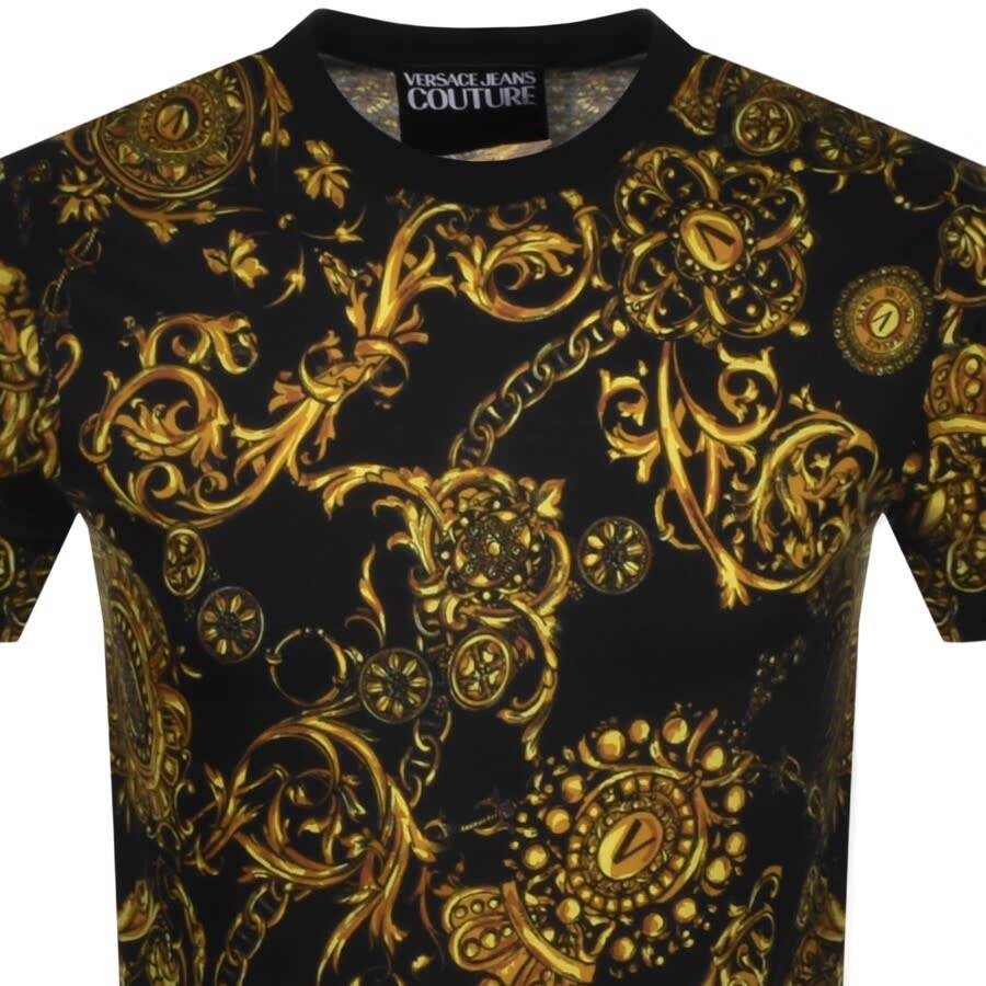 Alternative Image for ProductVersace Jeans Couture Baroque T Shirt Black2